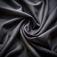 Black silk or satin luxury fabric texture