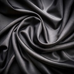 Fototapeta premium Black silk or satin luxury fabric texture