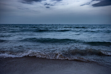 waves on the beach