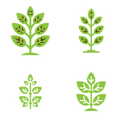 plant icon design template