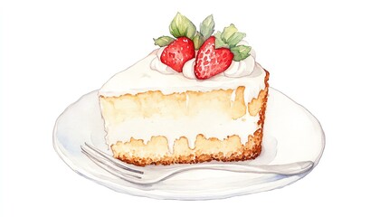 A clipart style watercolor illustration of a Tacos Soft or crispy tacos filled with meat, cheese, and veggies