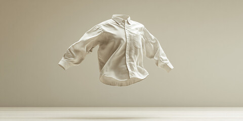 Blouse, clothing model, hanger, simplicity, Generative AI.