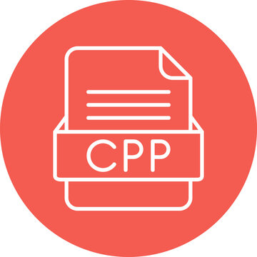 CPP File Format Vector Icon Design