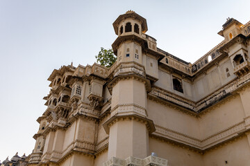 historical palace unique architecture from different angle at day