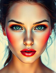 portrait of a beautiful woman