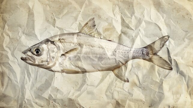 bouget Vintage old paper texture with white deep bodied crevalle