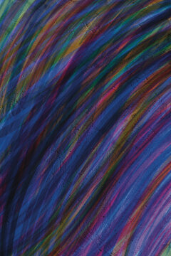 Abstract background of colorful brush strokes