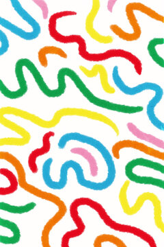 Vibrant abstract background with chaotic yet playful feel