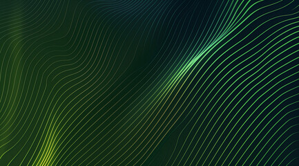 Vector abstract background with wavy lines 