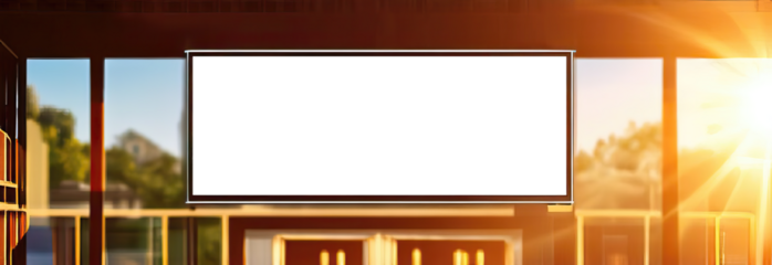 Blank Banner for Advertising