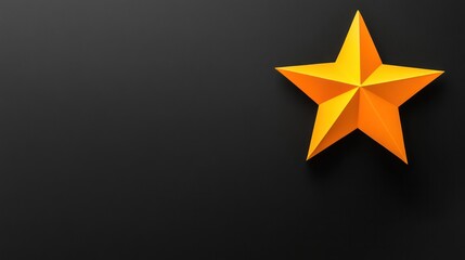 Video Game Style Yellow Star