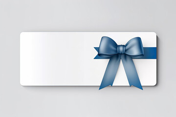 Customizable Gift Card Design with Ribbon