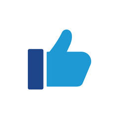 Like hand icon, Like hand sign vector