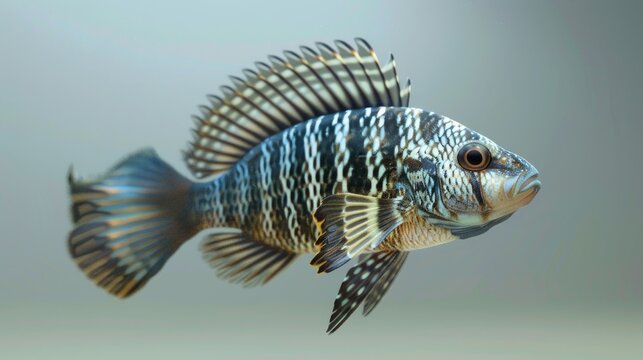 zebra tilapia Heterotilapia buttikoferi is a species of mudskipper found along tropical shorelines of the eastern Indian Ocean where it occurs in marine brackish and fresh waters
