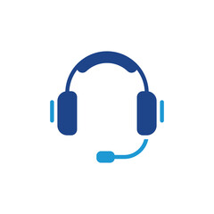 Headphone icon. customer services icon vector for web site Computer and mobile app