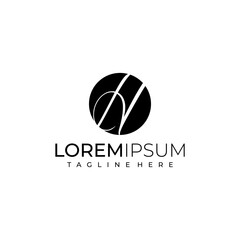 letter h script modern logo