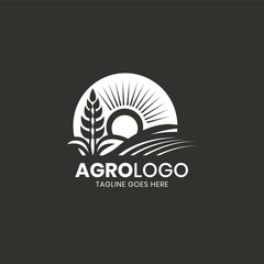 Organic Agriculture Branding Logo and Minimalist Plant logo