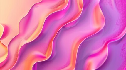 Obraz premium Abstract Pink and Yellow Swirling Gradient Background