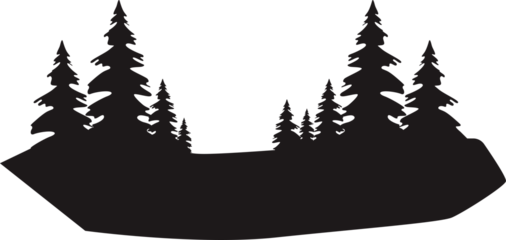 tree forest silhouette