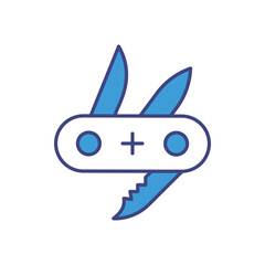 Survival Kit icon vector stock illustration