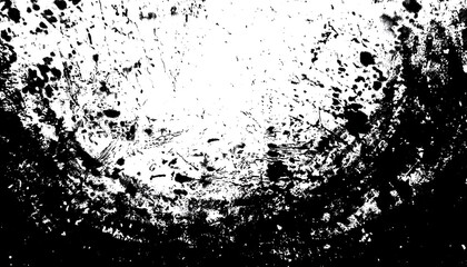 Obraz premium Transparent vector grunge ink abstract dirty poster background texture overlay. Place artwork over any image to make distressed effect