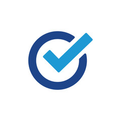 Checkmark icon, check mark sign vector	