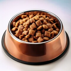 Dog food pedigree in bowl