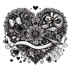 lace heart