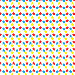 Color Star Pattern Background Design