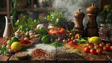 Rempah rempah a mixture of spice or basic ingredients used to cook mostly Asian dishes or herb medication