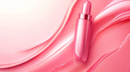 Design template for cosmetics product ads or magazine backgrounds. Features 3D realistic vector illustration. EPS10. 