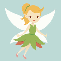 fairy cartoon vector illustration