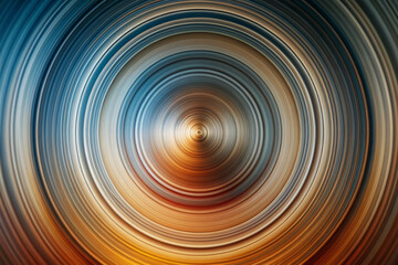 Obraz premium Bicolor abstract, water ripples, warm orange, cool teal, minimalist design, abstract water, ripple effect, fluid art, calming design, abstract ripples, fluid surface, water reflections, abstract patte