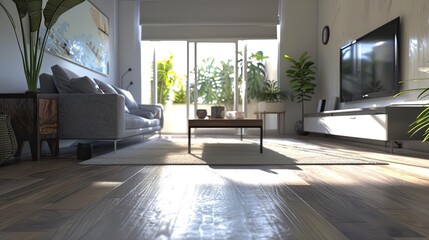 Fototapeta premium Living room in modern house