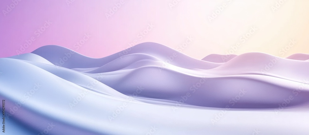 Aufkleber elegant minimalistic background in 3d illustration and rendering