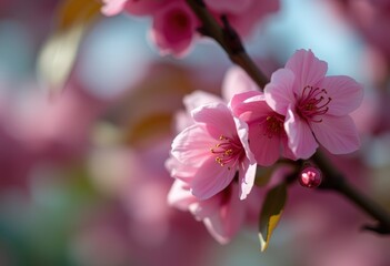 close up of pink flower