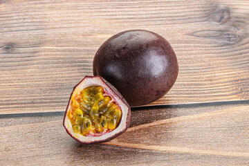 Tropical sweet and juicy passionfruit
