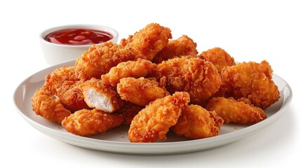 Chicken Hot Shots or Chicken Tenders Small boneless chicken cubes marinated and coated with bread crumb Quick and delicious snack