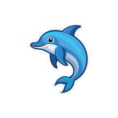 dolphin fish vector art and illustration