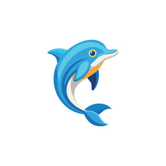 dolphin fish vector art and illustration