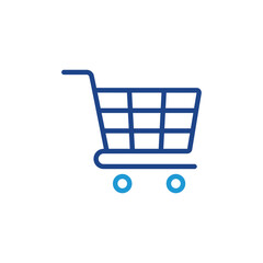 Shoping cart icon, cart sign vector