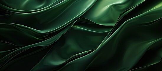 Obraz premium Green and black background with prominent copy space image