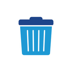 trash icon, recycle bin icon, delete symbol vector