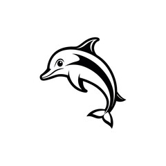 dolphin fish vector art and illustration