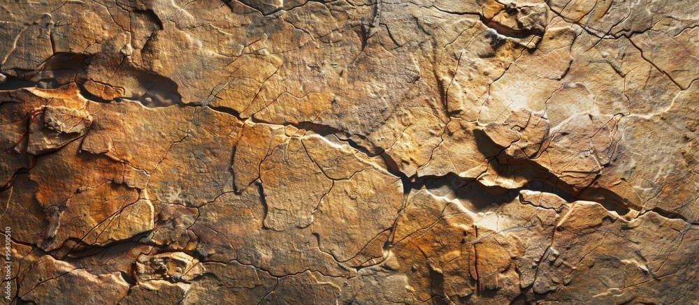 Poster stone sandstone surface providing a background texture for a copy space image