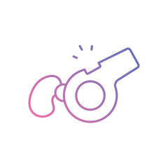 Whistle icon vector stock illustration