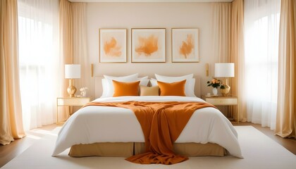 Photo interior modern design room 3d illustration