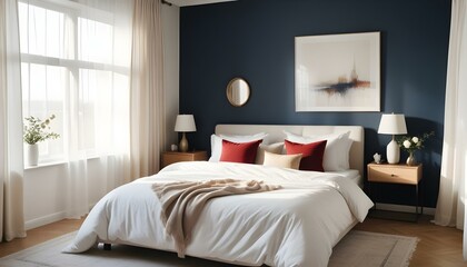 Photo interior modern design room 3d illustration