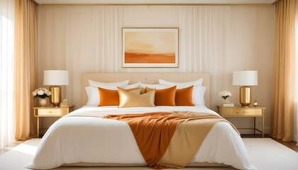 Photo interior modern design room 3d illustration