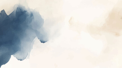 watercolor background with abstract brushed texture in horizontal orientation. Hand drawn vector texture. Brush stroked painting pastel color watercolour